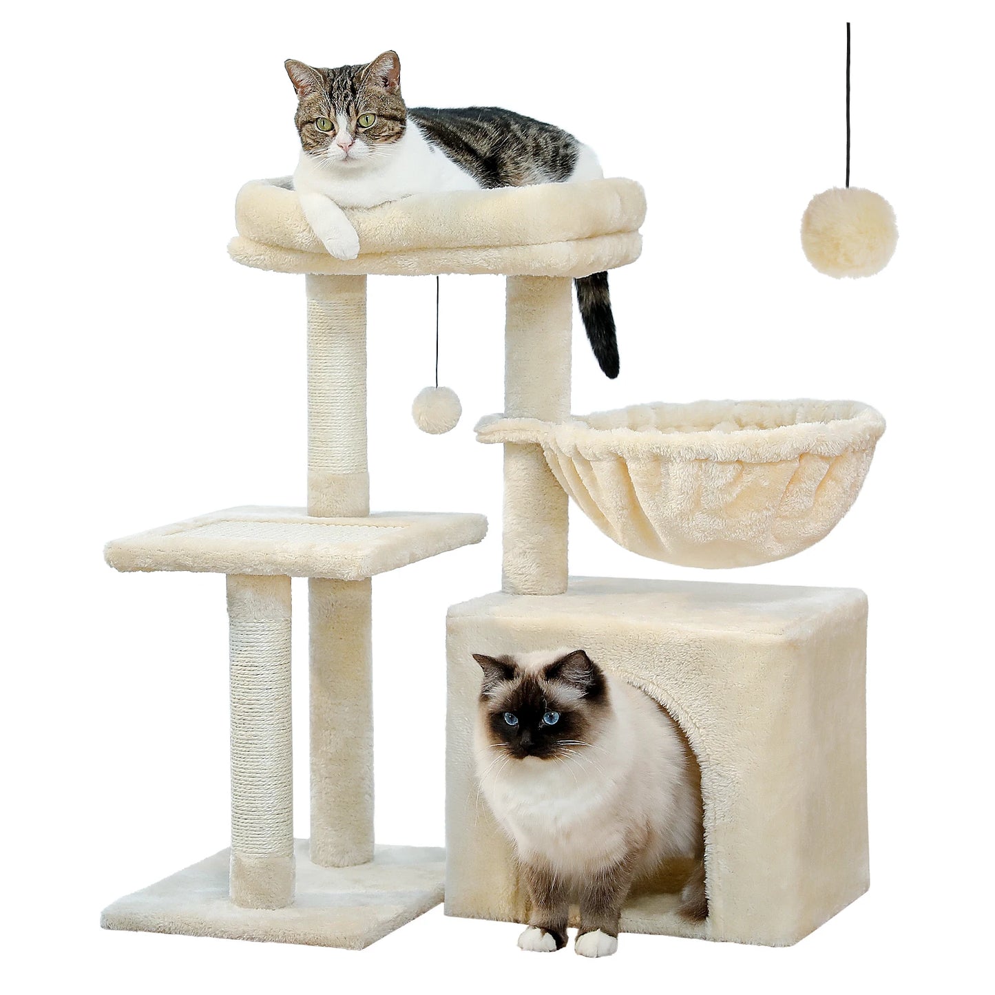 PAWZ Road Cat Tree Tower For Indoor Cats Scratching Posts