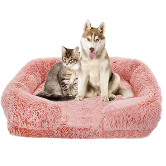 Jiangsu Thickened Orthopedic Dog Bed With Plush Cover