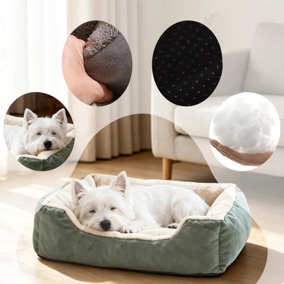 Comfortable cushioned bedding for dogs and cats