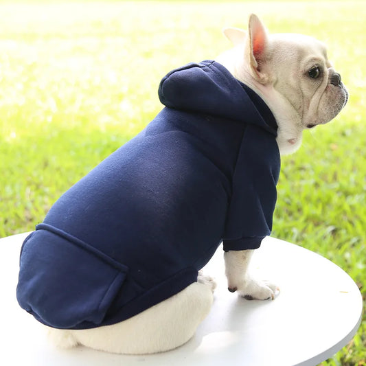 NONECN Dog Winter Hooded Sweatshirt Pet Coat Jacket