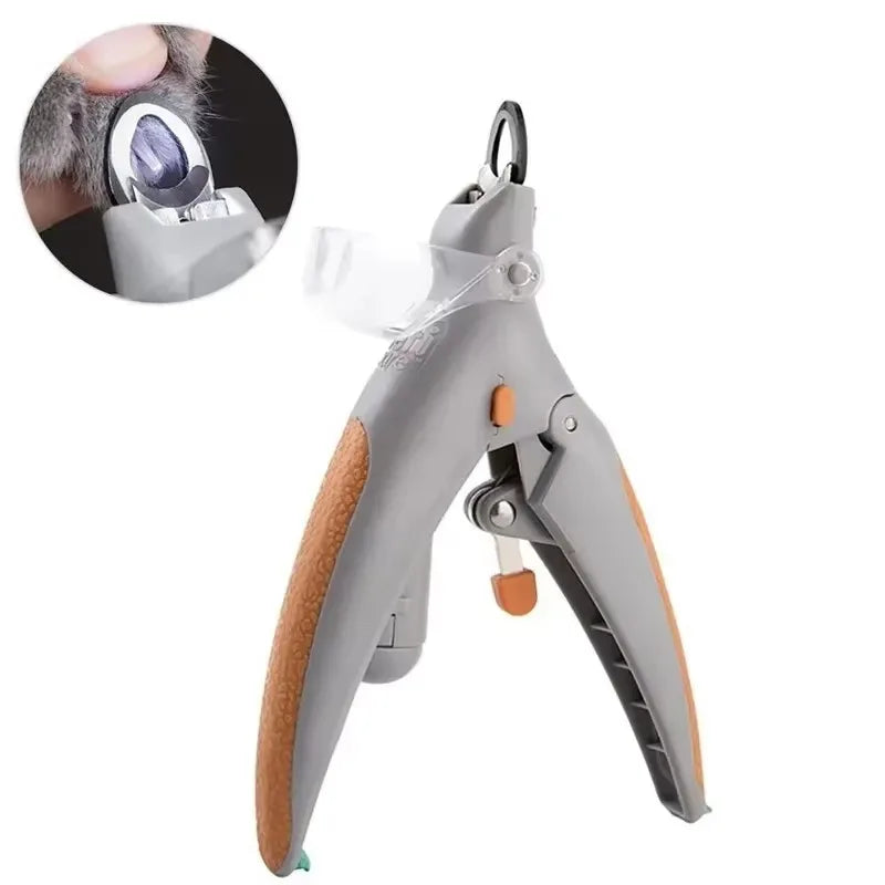 LED Light Pet Nail Clipper With Amplification For Pets