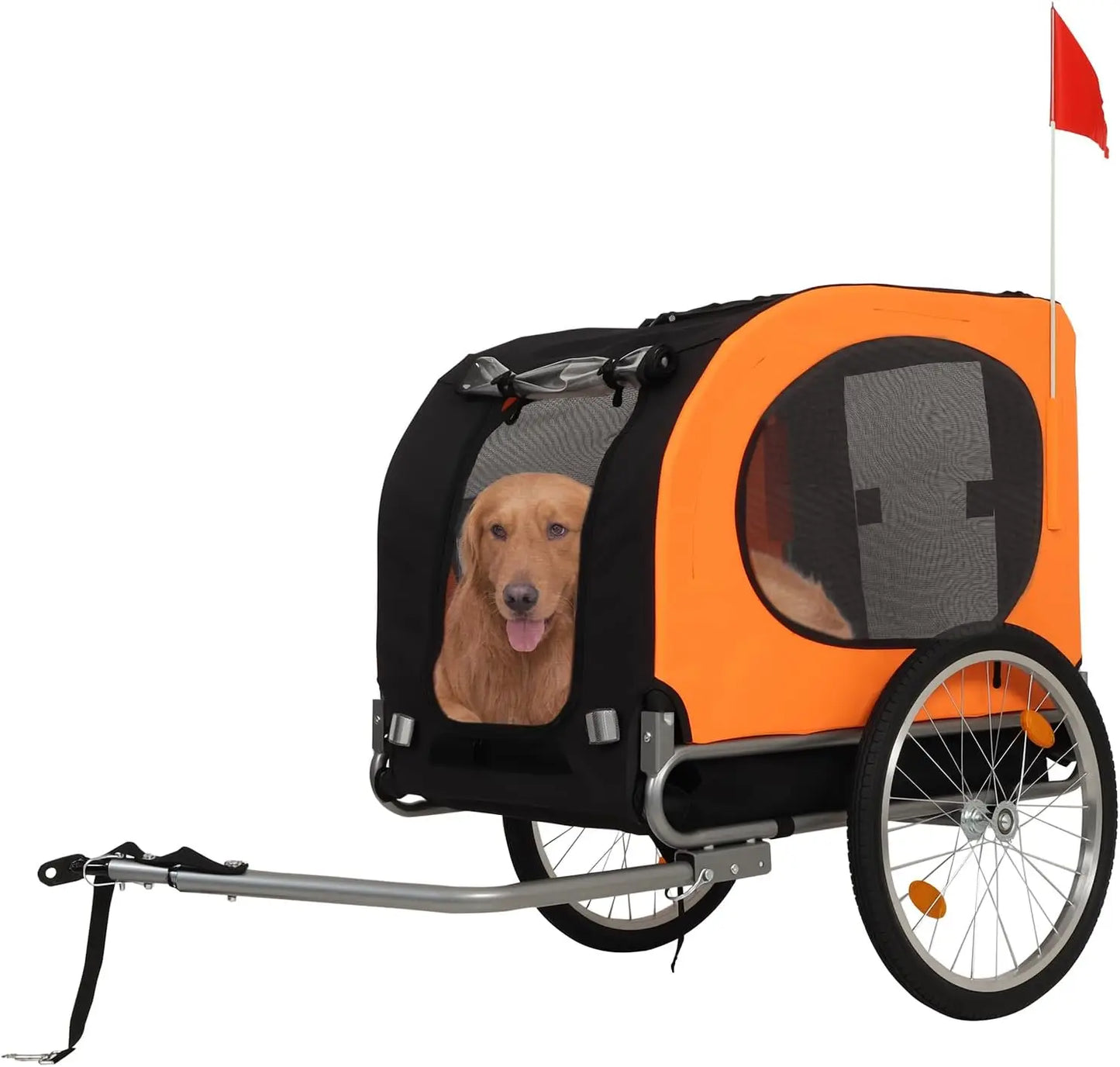 Steel Dog Bike Trailer with Universal Coupler