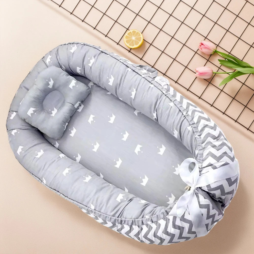 Shunmaii Pet Dog Bed Mat With Pillow Removable Cover For Cozy Sleep