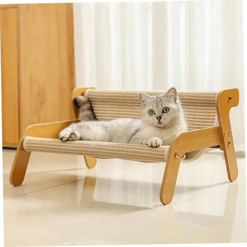 Cat Hammock Sofa 2-In-1 Rest and Scratch Pet Furniture