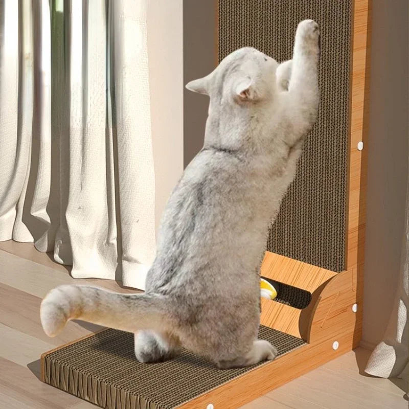 NONECN Cat Scratcher Detachable Wooden Scratching Post For Cats