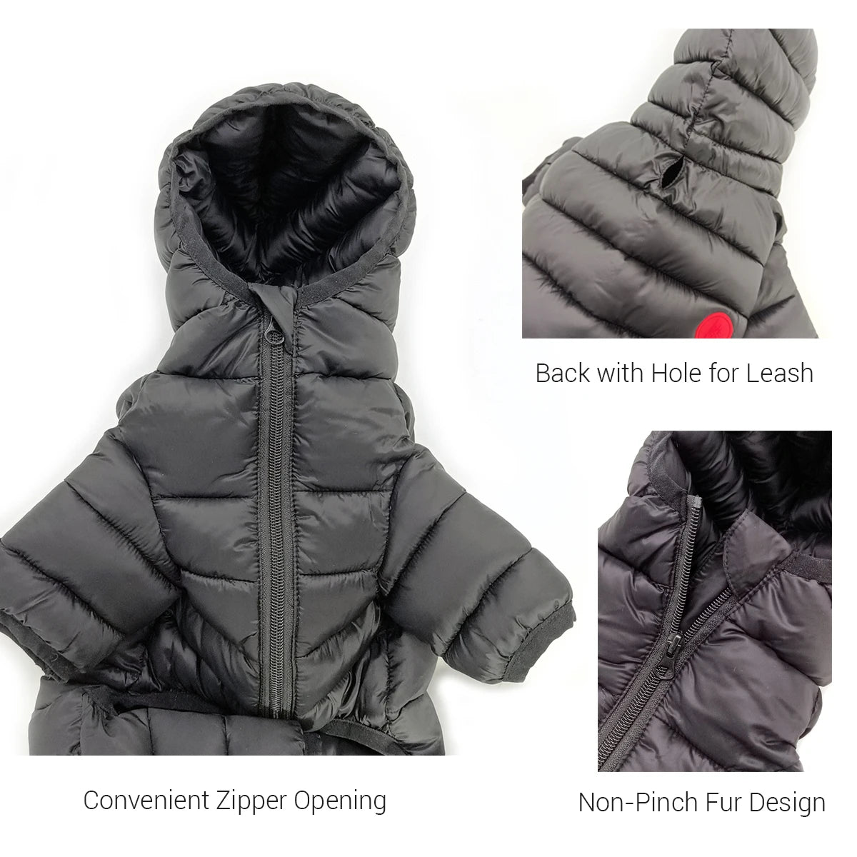 Glorious Kek Winter Dog Overalls Jacket Waterproof Lightweight Padded