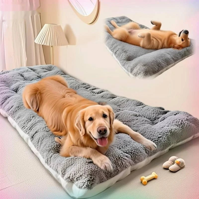 Dog Bed Mat Winter Keep Warm Double Sided Stress Relieving