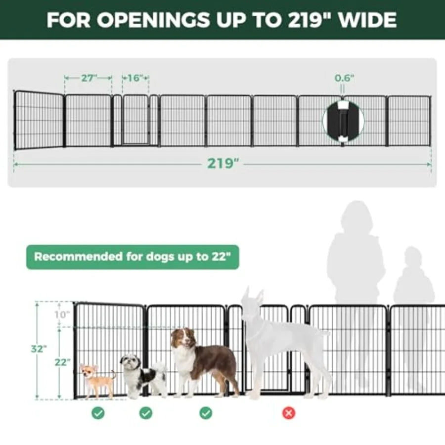 MDNG Dog Gate Indoor Use Adjustable Two In One Gate
