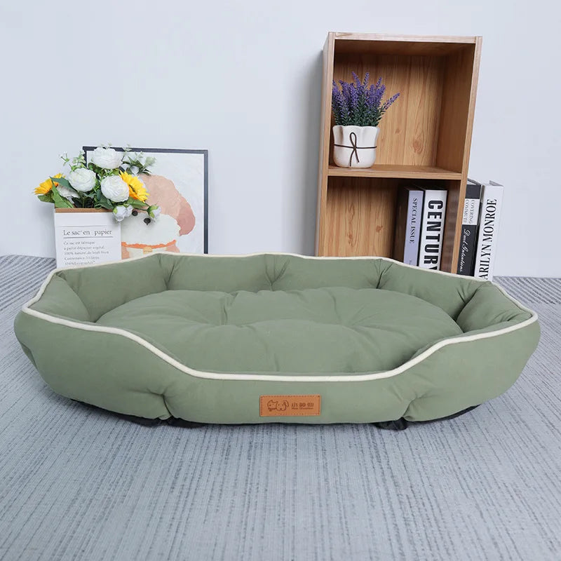 NONECN Corduroy Pet Sofa Sleeping Bed For Dogs And Cats