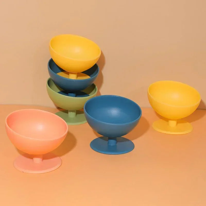 Hign-concerned Cat Tilt Design Anti-Overturning Feeding Bowl