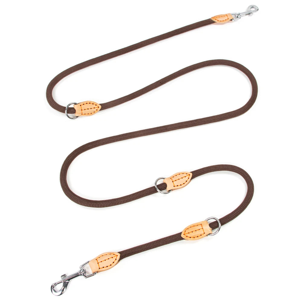 New Generation Dog Leash Nylon Hands Free For Two Dogs