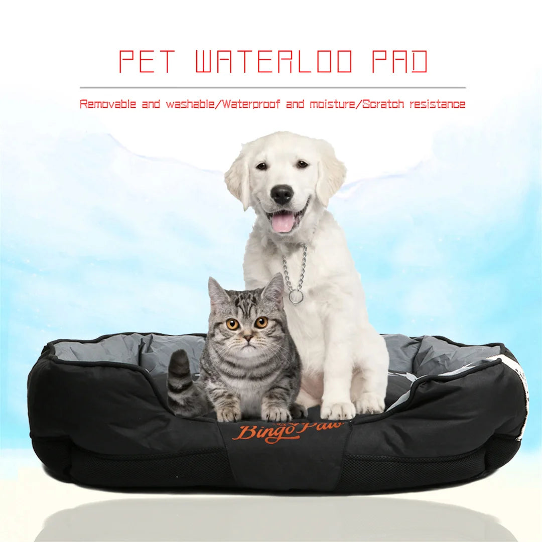 BingoPaw Waterproof Dog Bed With Removable Cushion And Oxford Cover
