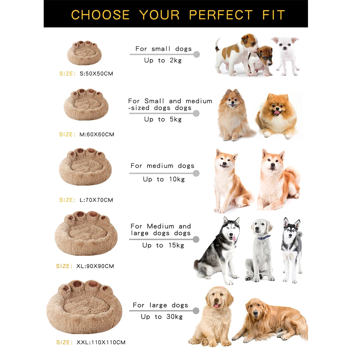 Fluffy, Cozy Pet Lounging Bed