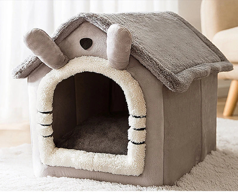 Indoor Soft Dog Bed Cave Kennel For Small Dogs Cozy