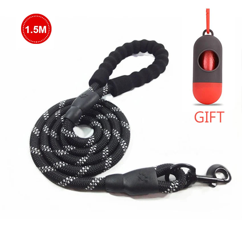 BoluxCN Reflective Dog Leash With Padded Handle For Walking