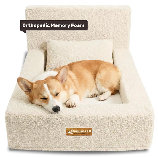 YTYIN Real Orthopedic Dog Bed With High Density Memory Foam