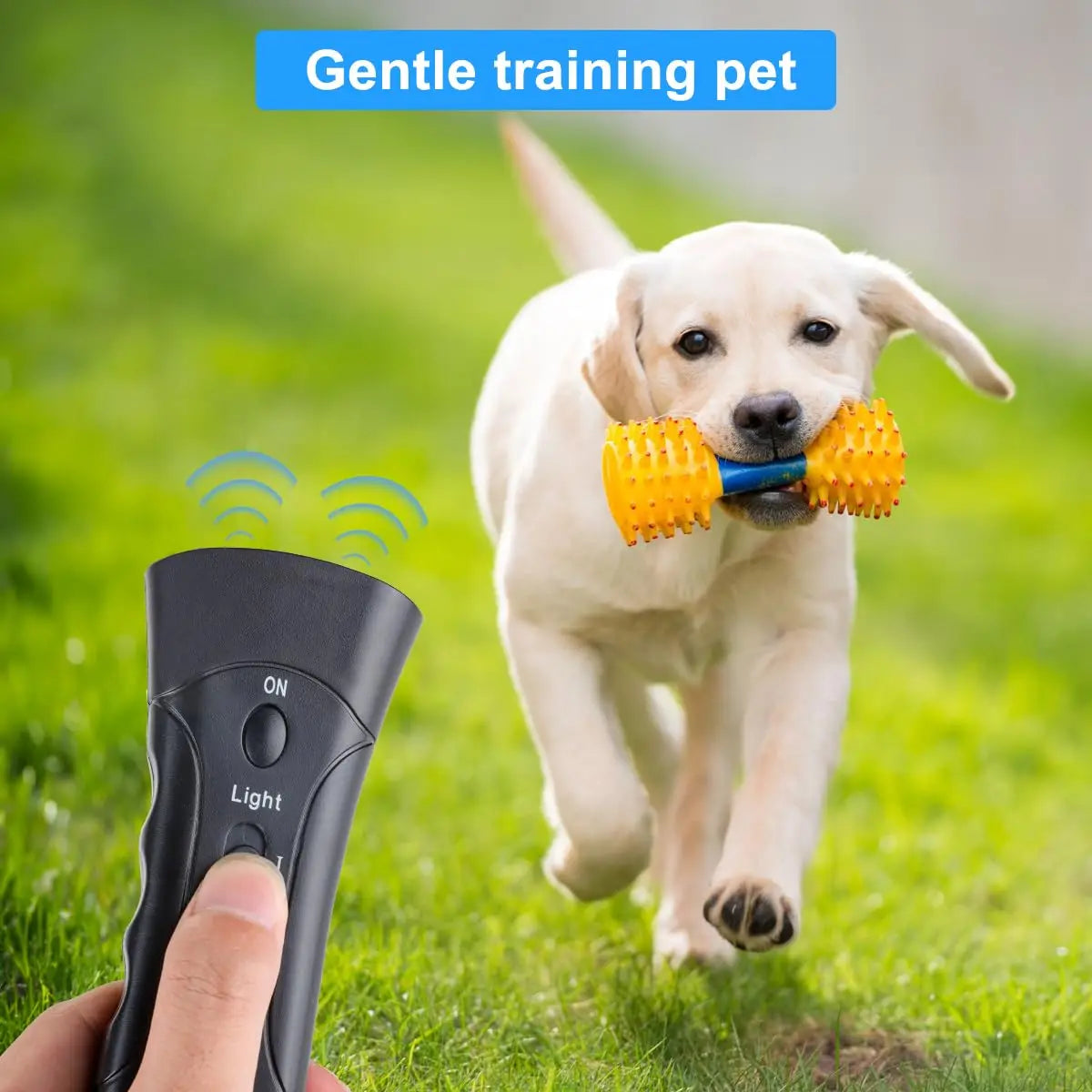 High-concerned Ultrasonic Dog Bark Deterrent Trainer With LED Light