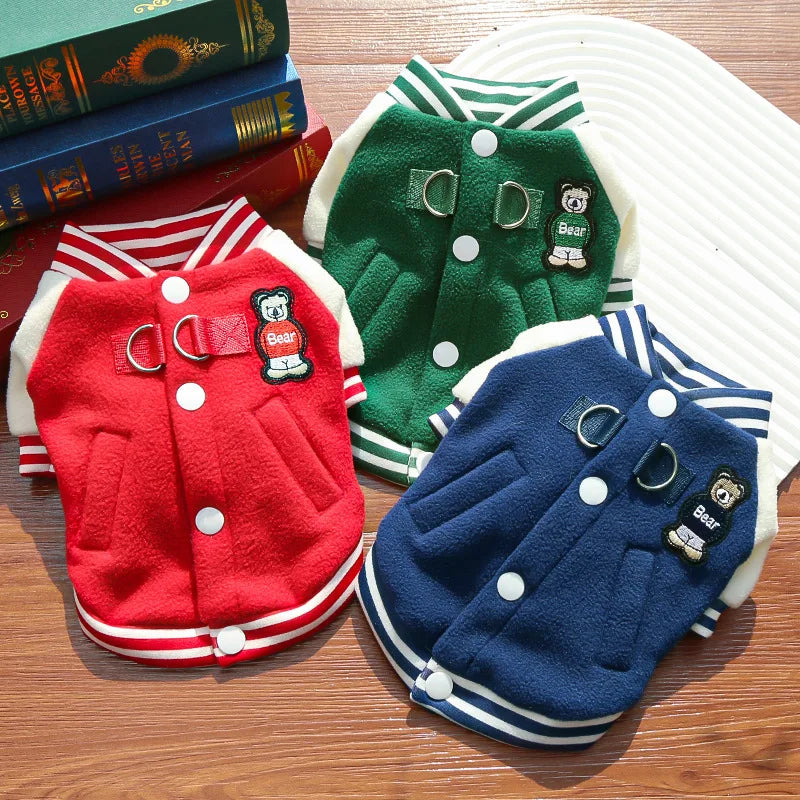 ZHUANGYUNCN Puppy Coat With D Ring Outdoor Jacket For Dogs