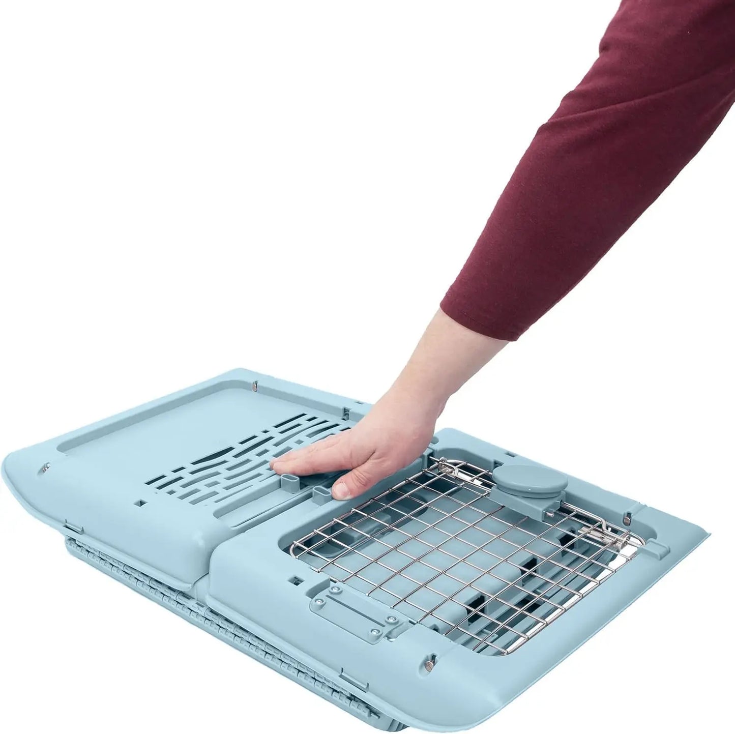 Collapsible Hard Sided Pet Travel Carrier For Small Dogs And Cats Up To 20 Lbs