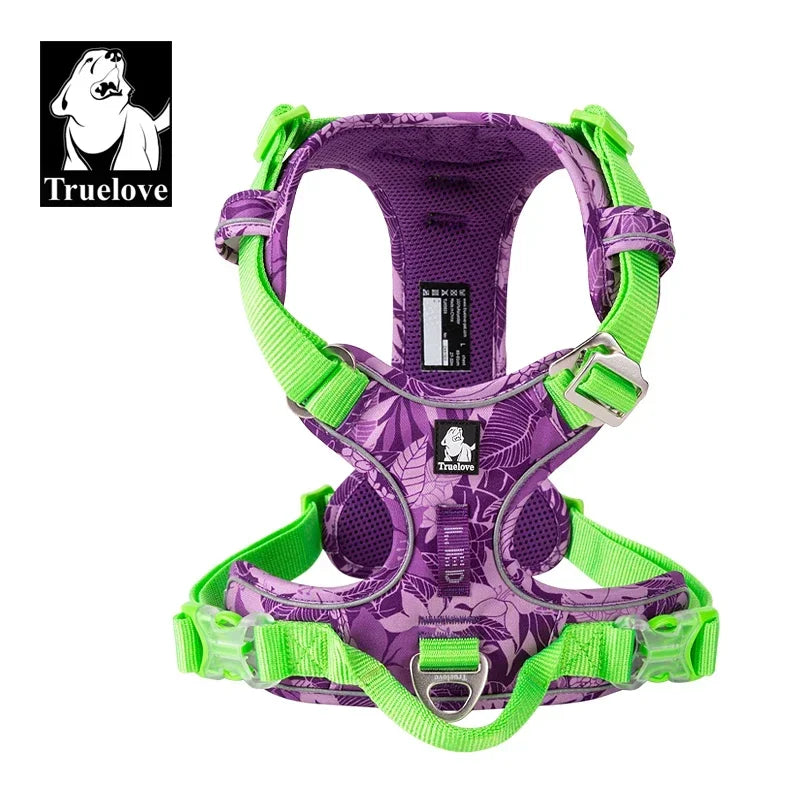 TRUELOVEB Explosion-Proof Dog Harness Reflective Nylon TLH5653
