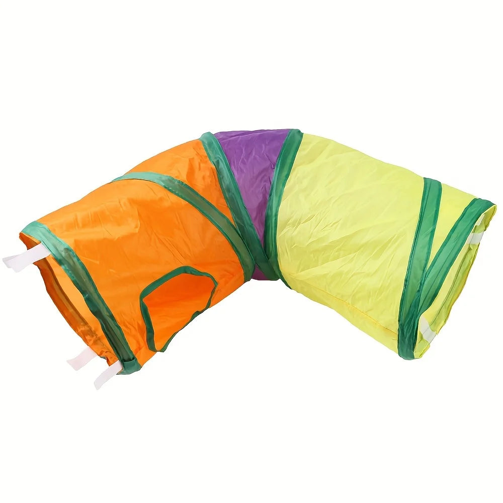 Cat Tunnels 4 Pack Suede Durable Play Tunnel for Cats