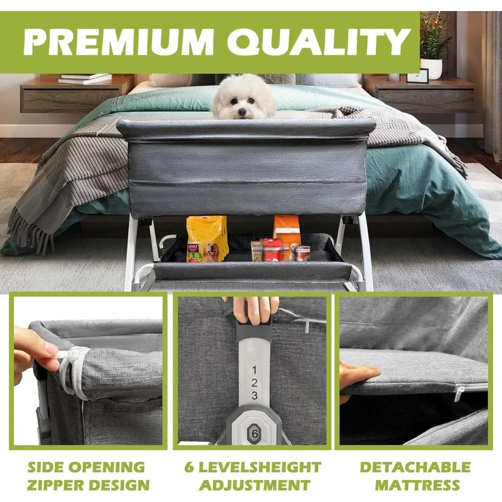 XMSJ Customizable Adjustable Dog Bunk Bed For Small Pets