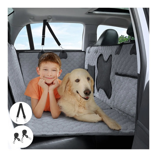 TOPINCN Dog Car Seat Cover Hammock Heavy Duty Anti Slip