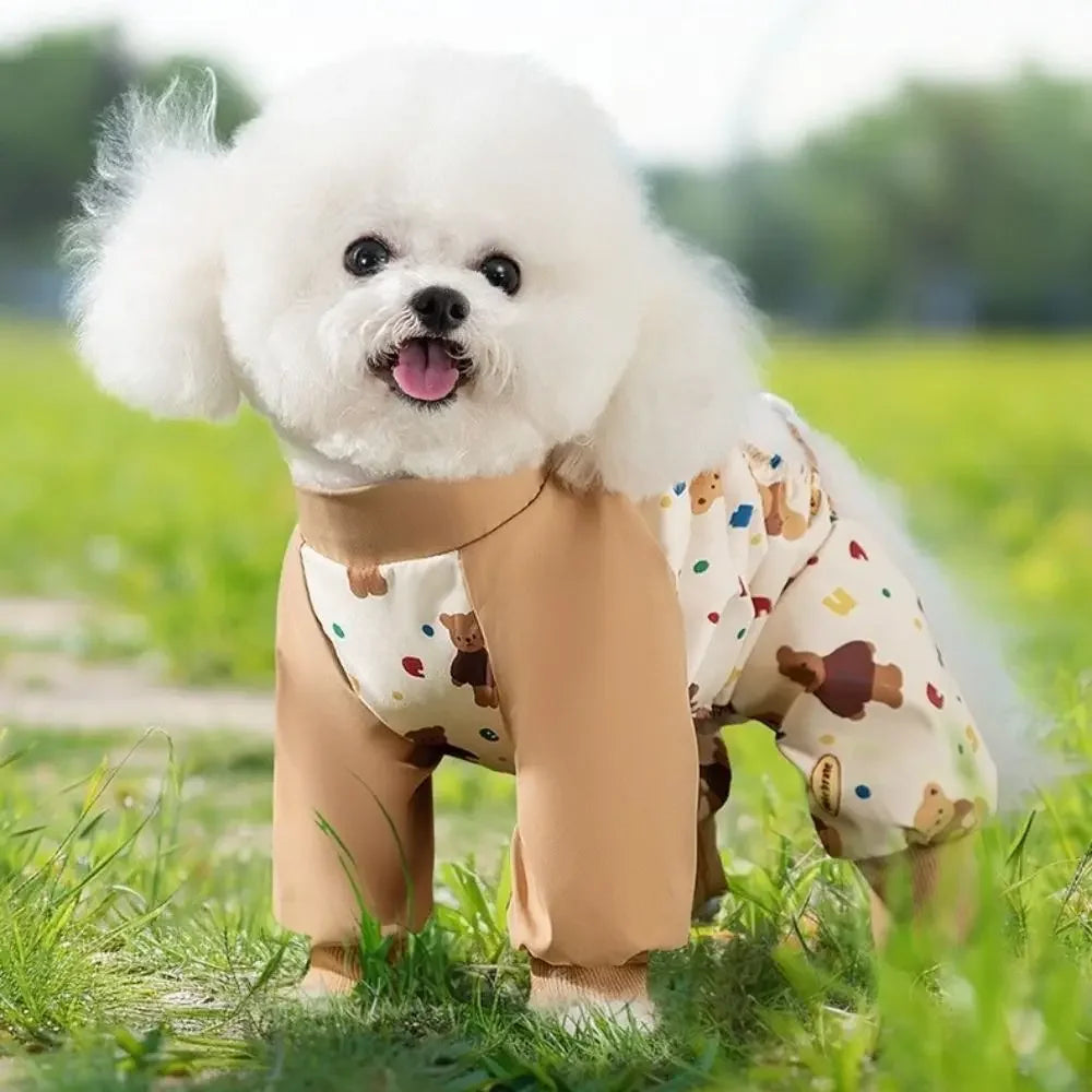 NONECN Waterproof Dog Four Legged Pants For Outdoor Walks