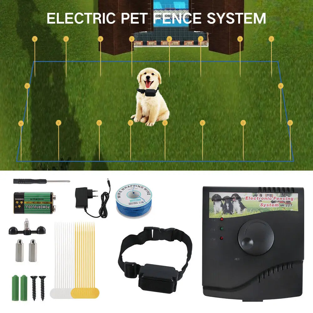 Electric Dog Fence System Containment Shock Collar Waterproof