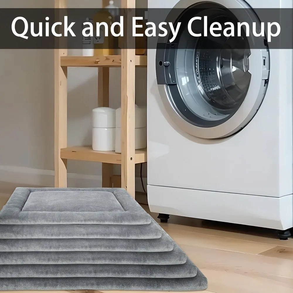 DAFIFY Cooling Dog Bed Mat For Crate Reversible Flannel Waterproof
