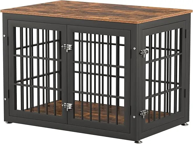 HUANZHUANG Heavy Duty Dog Crate Furniture For Large Dogs End Table