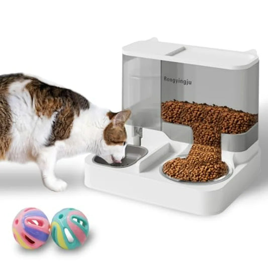 Hign-concerned Automatic Pet Feeder 2.8L Food Capacity 1L Water