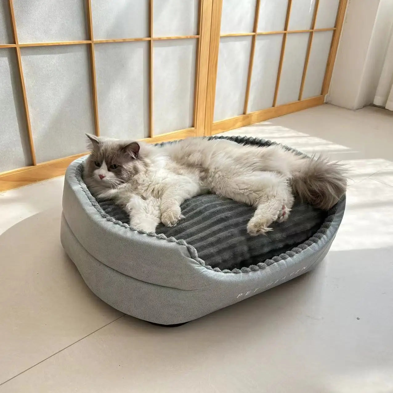 NONECN Universal All Season Pet Nest Bed Washable 3D Cushion