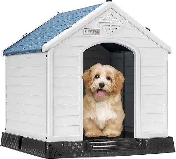 Durable Waterproof Plastic Dog House For Indoor Outdoor Use