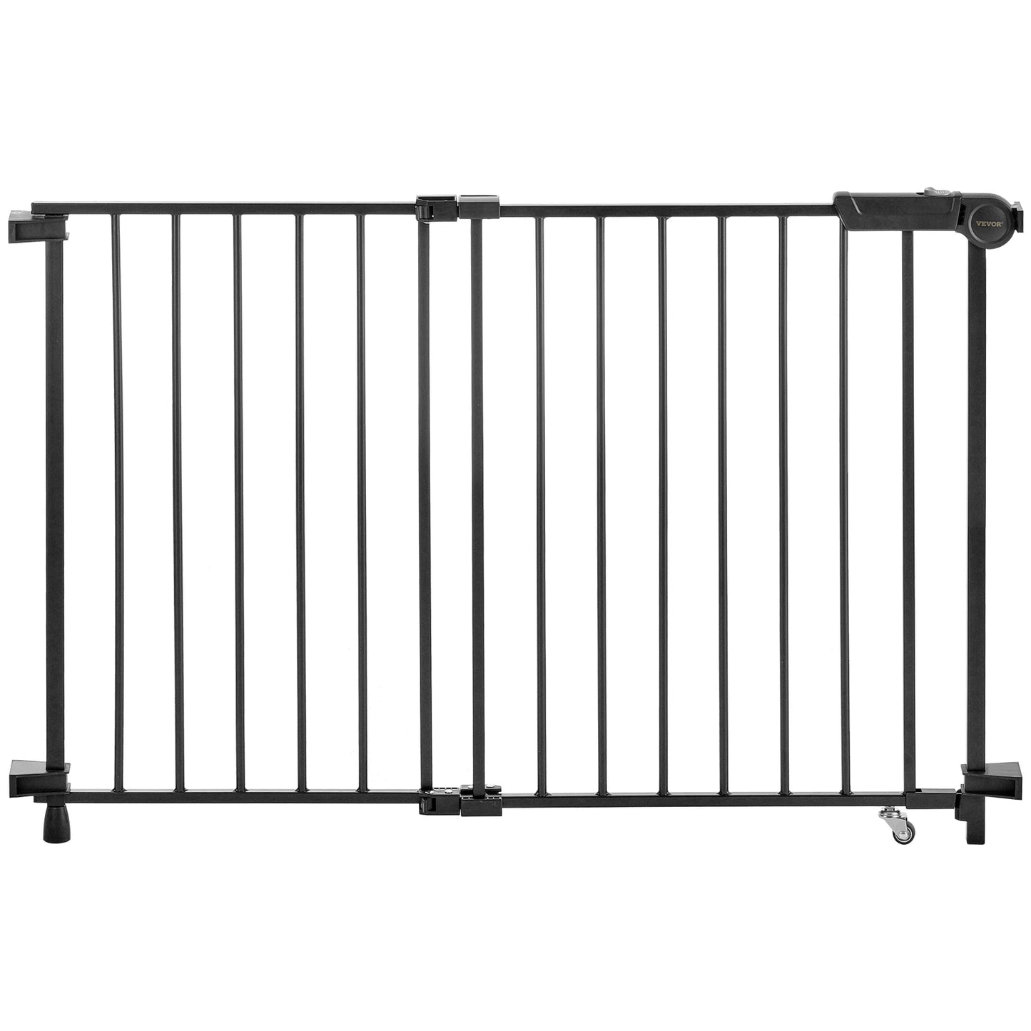 SucceBuy Adjustable Baby Gate for Pets and Kids Stainless Steel