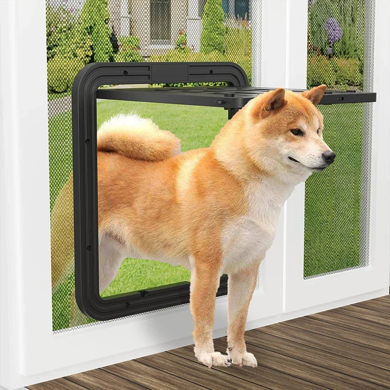 NONEDog Door Universal Screen Door Flap With 4 Entries
