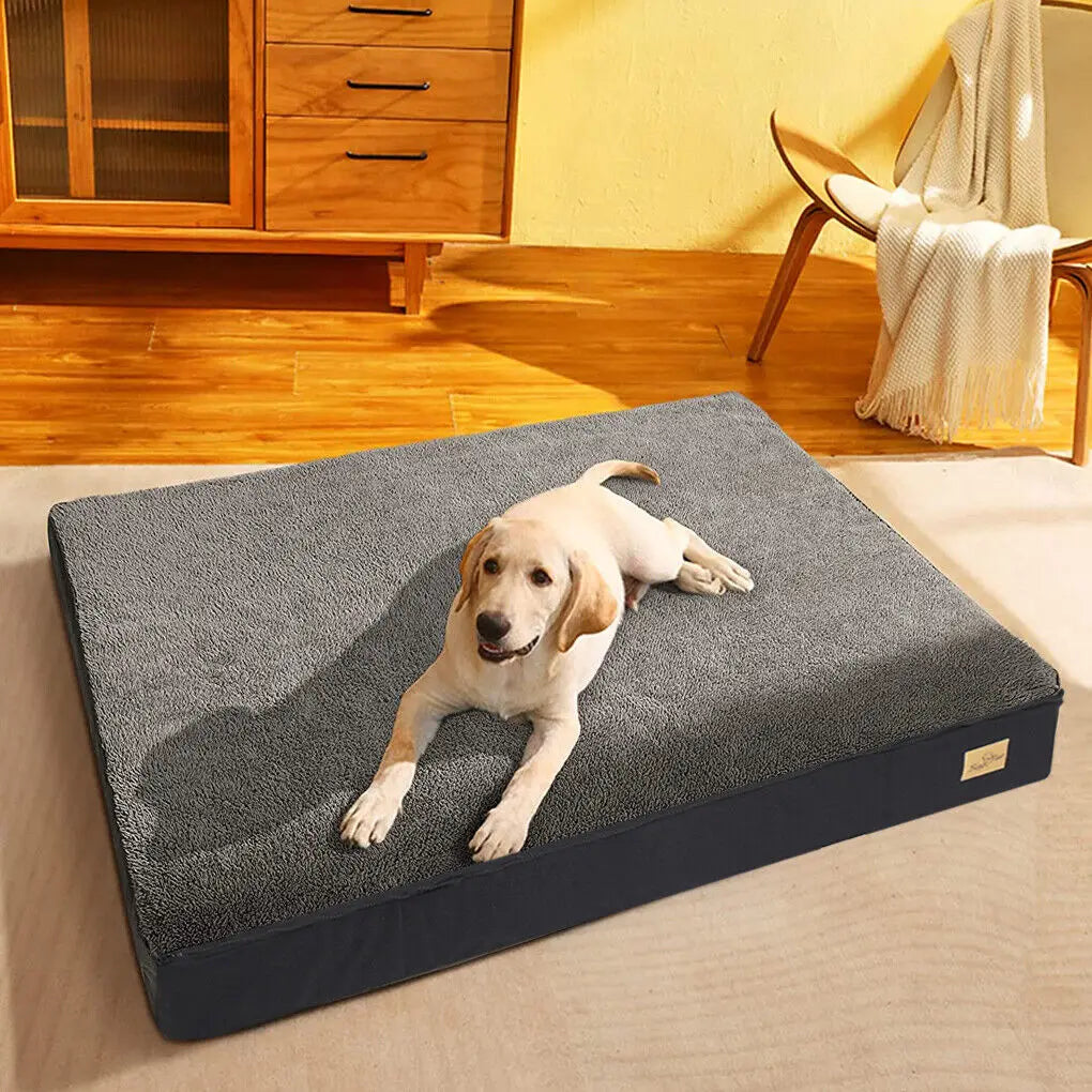 Orthopedic Memory Foam Base Dog Bed With Waterproof Washable Cover