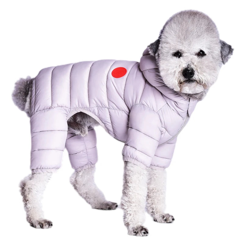 Glorious Kek Winter Dog Overalls Jacket Waterproof Lightweight Padded