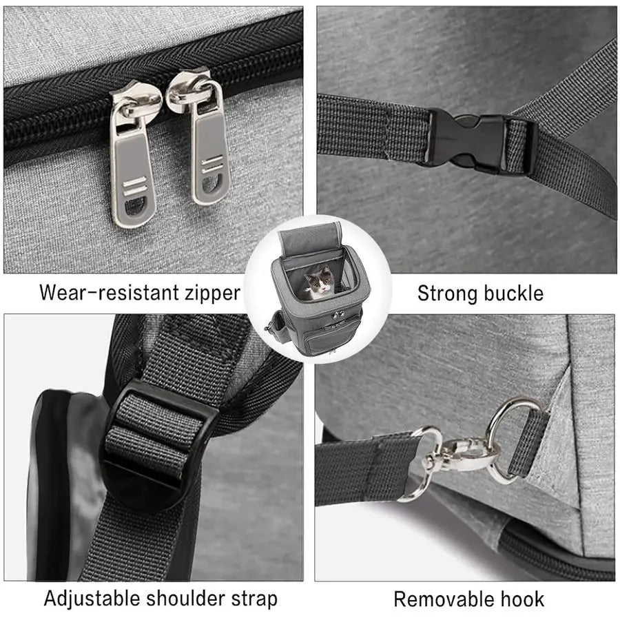 Pet Carrier Backpack Travel Carrier for Small Dogs Cats Puppies