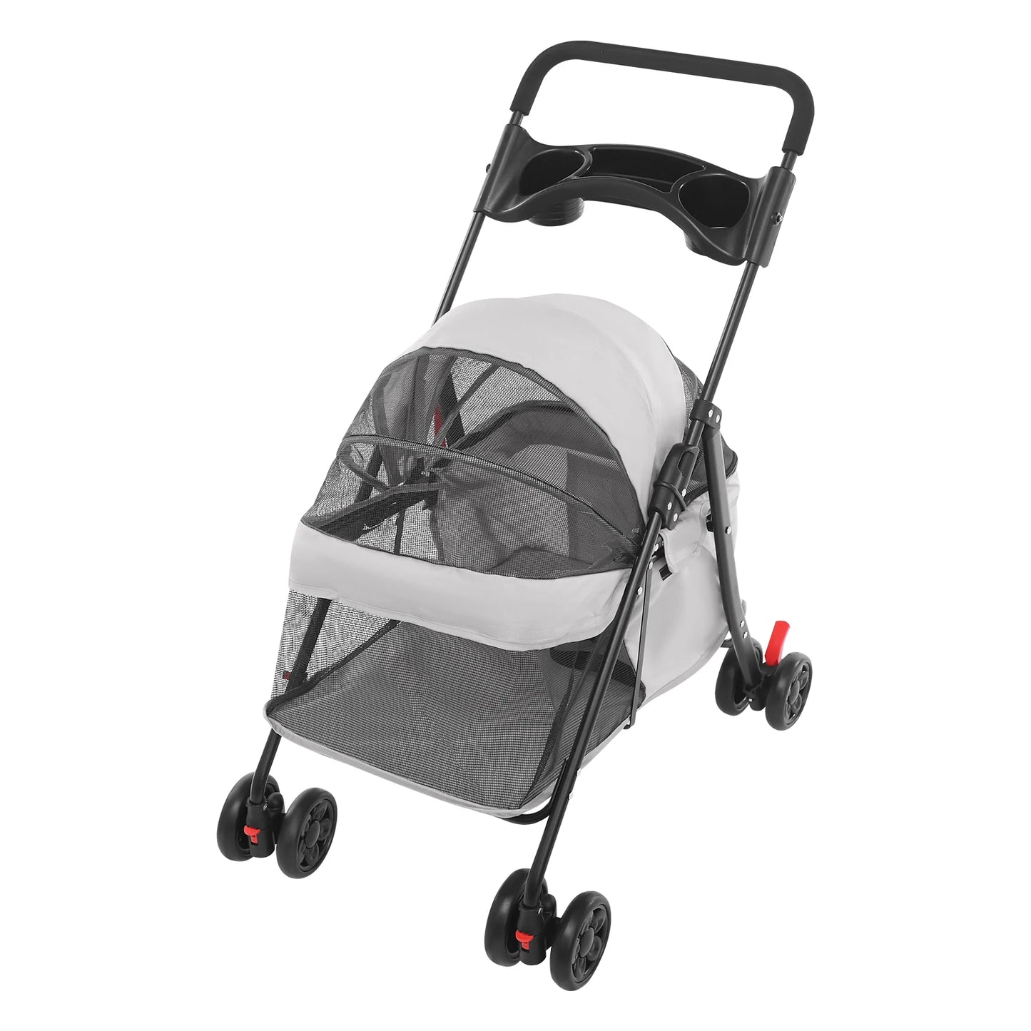 Foldable Pet Stroller For Dogs And Cats