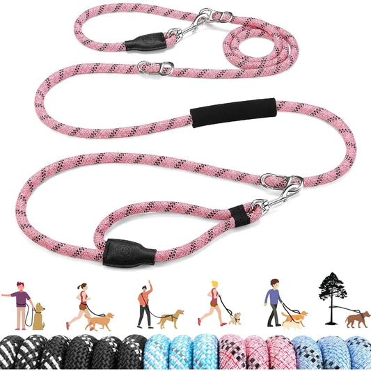 High Concerned Hands Free Dog Leash No Pull Nylon Duty