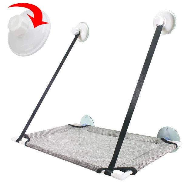 NONECN Double Layer Cat Window Hammock Bed With Strong Suction