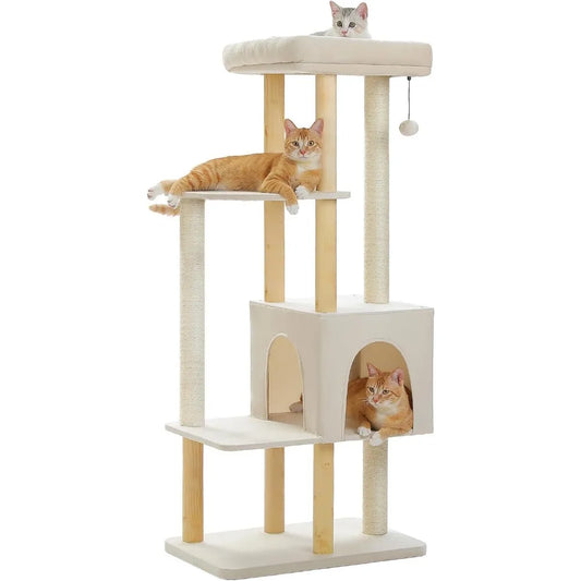 XUYUAN PAWZ Road Multi Level Cat Tree for Indoor Cats