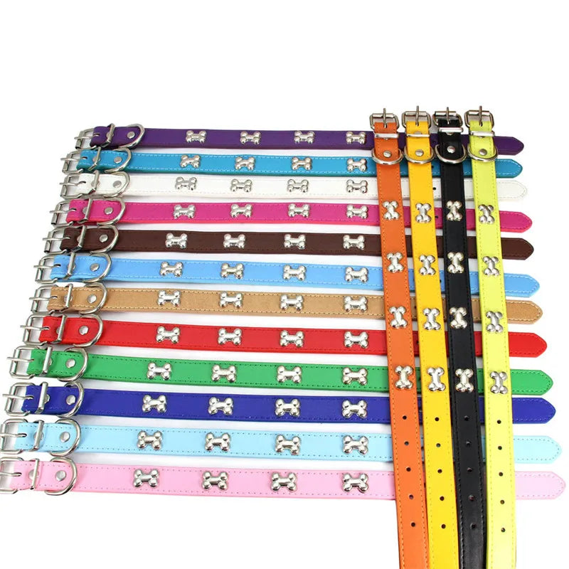 Leather Dog Collar Durable Breakaway Personalized For Pets