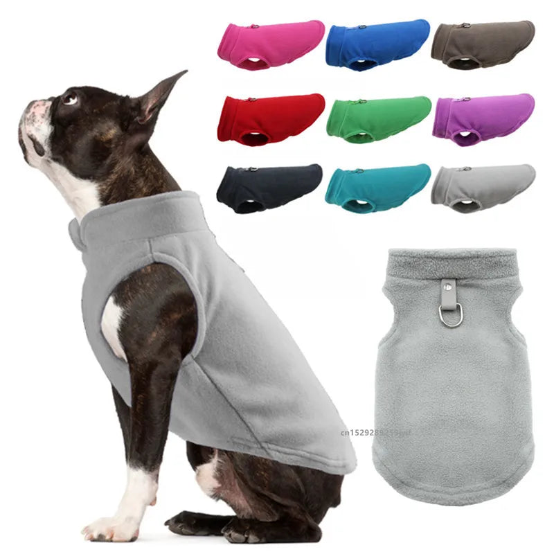 Winter Warm Dog Coat With D Ring For Small Dogs
