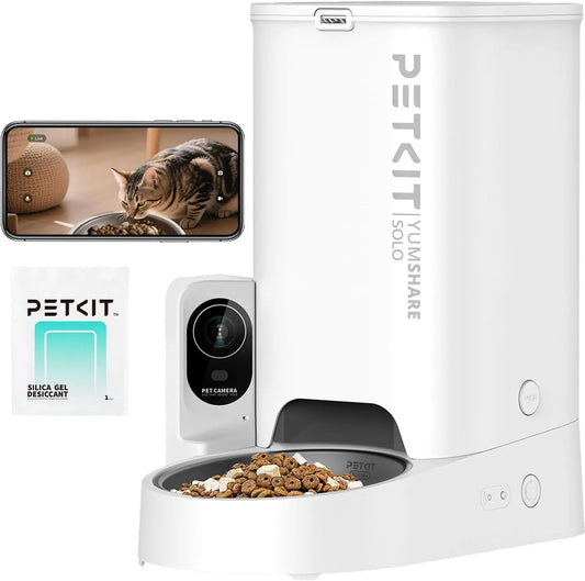 Automatic Pet Feeder With Camera 1080P HD Night Vision WiFi