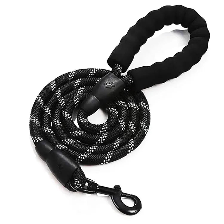 Durable and Reflective Nylon Dog Leash for All Sizes