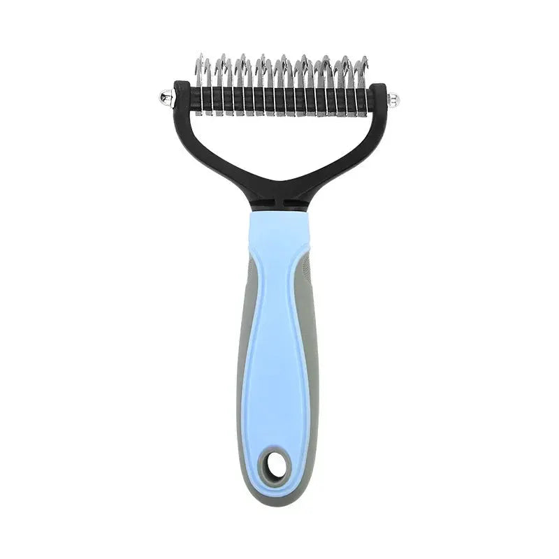 Double Sided Stainless Steel Pet Grooming Brush Dog Cat Hair Remover Comb Tangle Removal Pet Supplies by Furtastic Pet Essentials