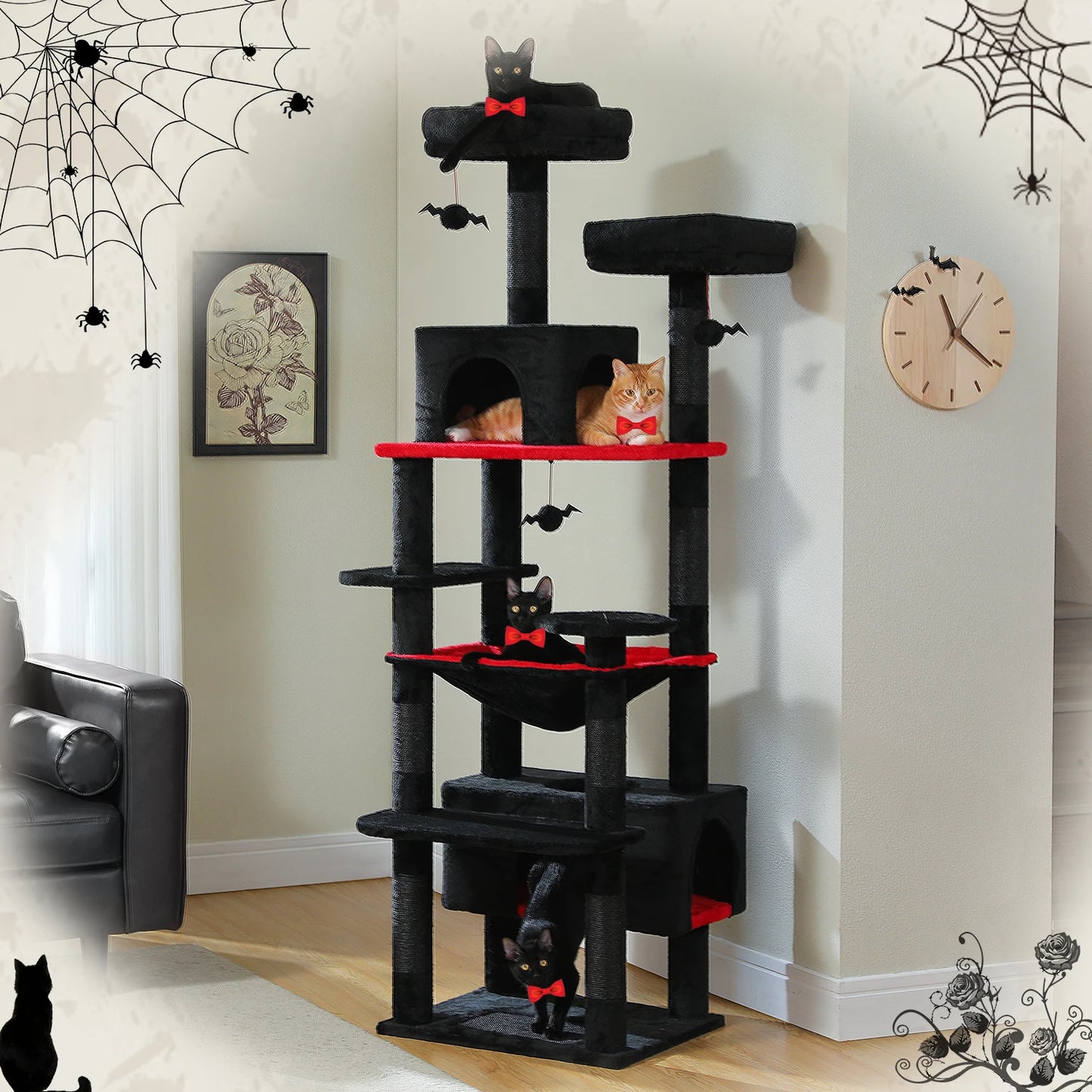 PAWZ Road Large Cat Tree Indoor Cats With Sisal Posts