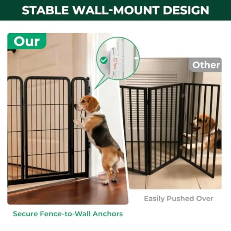 MDNG Dog Gate Indoor Use Adjustable Two In One Gate